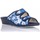 Chaussures Femme Chaussons Garzon 754.214 Bleu