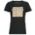 Vêtements Femme T-shirts manches courtes Guess rba SS RN PYTHON TEE Noir