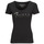 VêStrap Femme T-shirts manches courtes Guess SS RN GUESS SHINY TEE Noir