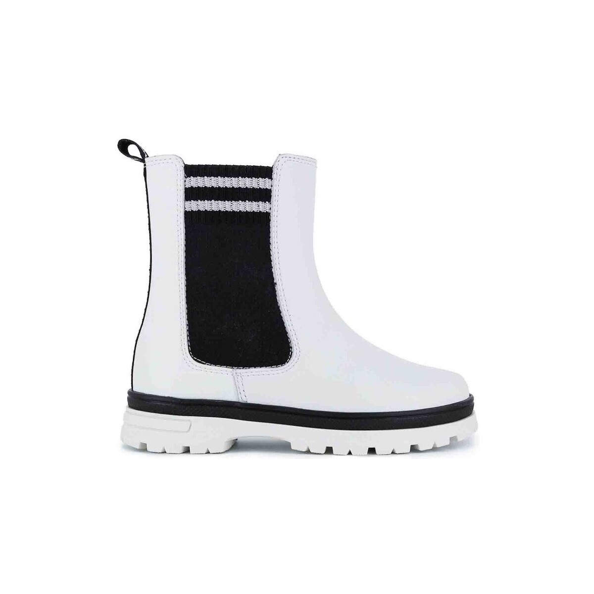 Chaussures Fille Boots Pablosky 413100 Blanc