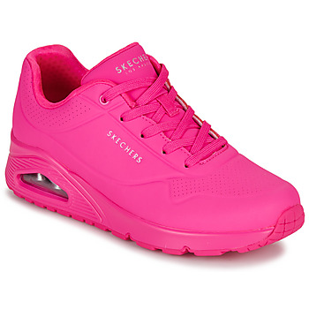 Chaussures Femme Baskets basses Skechers UNO Rose