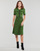 Vêtements Femme Robes longues Karl Lagerfeld S SLV KNIT DRESS Vert / Noir