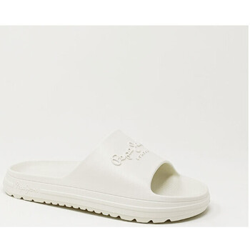 Chaussures Baskets mode Pepe jeans PEPE JEANS SANDALE BEACH SLIDE CREME Blanc