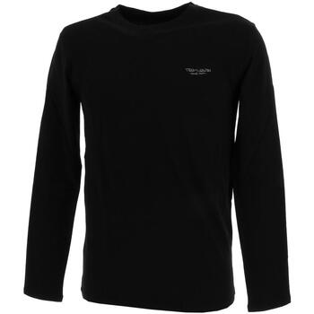 Vêtements Homme T-shirts Herno manches longues Teddy Smith The-tee ml Noir