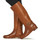 Chaussures Femme Bottes ville Lauren Ralph Lauren BRIDGETTE-BOOTS-TALL BOOT Cognac