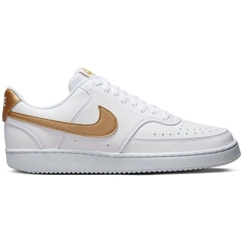 Chaussures Femme Baskets mode brown Nike COURT VISION LO NN Blanc