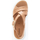 Chaussures Femme Sandales et Nu-pieds Gabor Sandales en cuir lisse à talon plat Marron