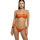 Vêtements Femme Maillots de bain séparables Selmark Bas maillot de bain brésilien taille basse à nouettes Orange