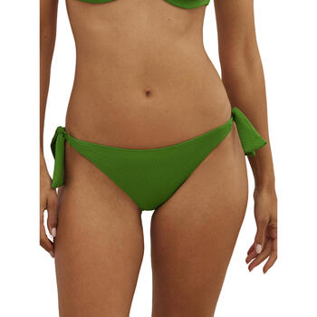 Vêtements Femme Maillots de bain séparables Selmark Bas maillot de bain brésilien taille basse à nouettes Vert