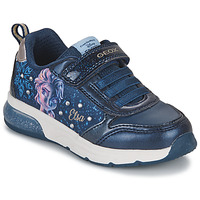 Chaussures Fille Baskets basses Geox J SPACECLUB GIRL D Marine
