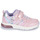 Chaussures Fille Baskets basses Geox J SPACECLUB GIRL C Rose