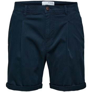 Vêtements Homme Elastic Shorts / Bermudas Selected Noos Comfort-Gabriel - Dark Sapphire Bleu