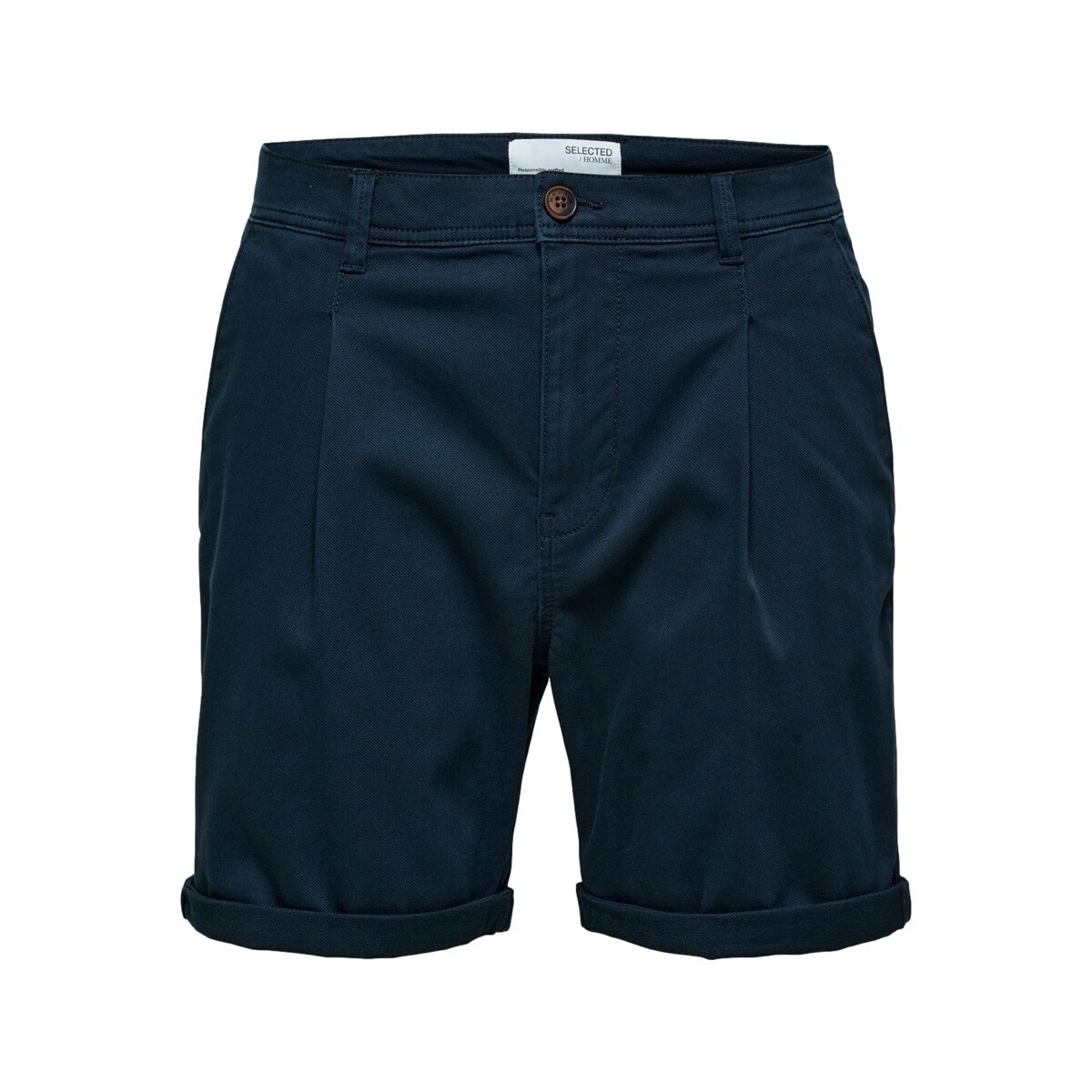 Vêtements Homme Shorts / Bermudas Selected Noos Comfort-Gabriel - Dark Sapphire Bleu