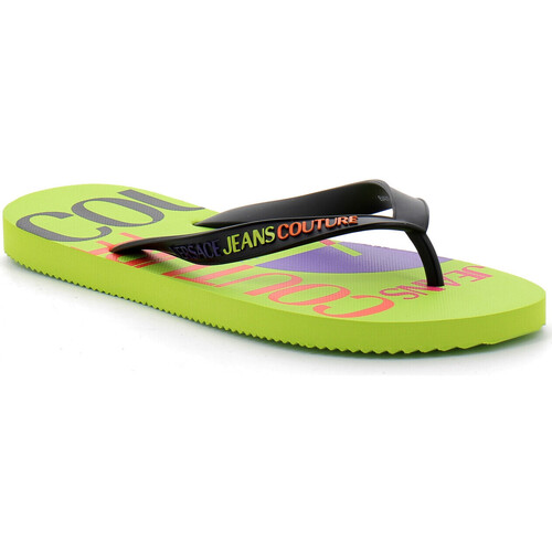 Versace Jeans Couture Tongs Fondo Flip Flop Jaune - Chaussures Tongs Homme  45,00 €
