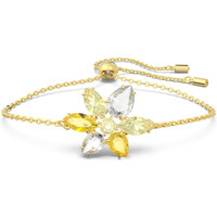 Montres & Bijoux Femme Bracelets Swarovski Bracelet  Gema cristaux jaunes Jaune