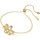 Montres & Bijoux Femme Bracelets Swarovski Bracelet  Gema cristaux jaunes Jaune