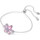 Montres & Bijoux Femme Bracelets Swarovski Bracelet  Gema cristaux roses Blanc