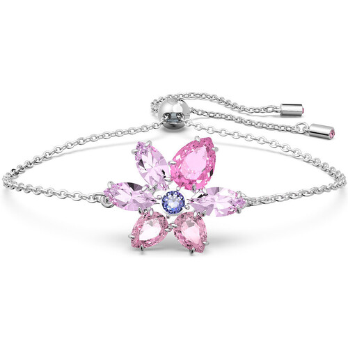 Les Petites Bomb Femme Bracelets Swarovski Bracelet  Gema cristaux roses Blanc