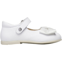 Chaussures Fille Ballerines / babies Naturino Ballerines en cuir ARABESQUE blanc