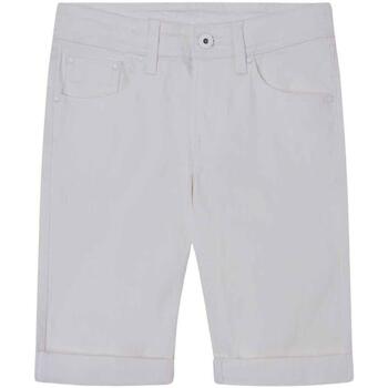 VêWork Garçon Shorts / Bermudas Pepe jeans  Blanc