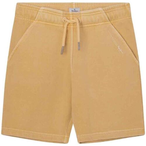 Vêtements Garçon Shorts / Bermudas Pepe Masculino jeans  Jaune