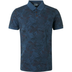 Vêtements Homme T-shirts & Polos No Excess Polo No-Excess Impression Carbon Bleu Bleu
