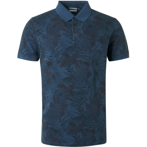 Vêtements Homme T-shirts & Polos No Excess Polo No-Excess Impression Carbon Bleu Bleu
