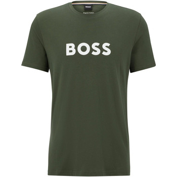 Vêtements Homme T-shirts & Polos BOSS Hugo  T-shirt Vert Foncé Vert