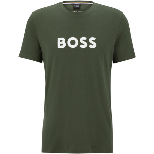 Vêtements Homme T-shirts & Polos BOSS T-shirt Vert Foncé Vert