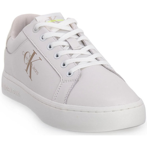 Chaussures Femme Baskets mode Calvin Klein JEANS fitted OLA CLASSIC CUPSOLE Blanc