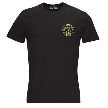 Vêtements Homme T-shirts manches courtes Versace Jeans Couture GAHT06 Noir