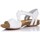 Chaussures Femme Sandales et Nu-pieds Interbios BASKETS  4483 Blanc