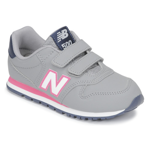 Chaussures Fille Baskets basses New Balance 500 Gris / Rose / Marine