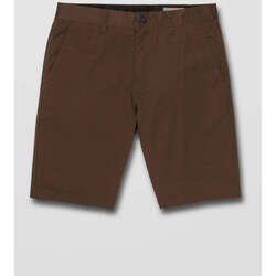 Vêtements Homme Shorts / Bermudas Volcom Pantalon corto  Frockin Modern Stretch 21 Dark Earth Marron
