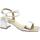 Chaussures Femme Sandales et Nu-pieds Café Noir CAF-E23-LF9007-L001 Argenté