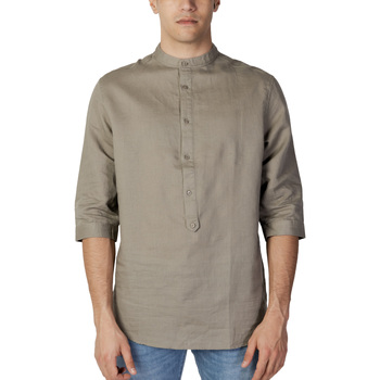 Vêtements Homme Chemises manches courtes Antony Morato MMSL00707-FA400074 Beige