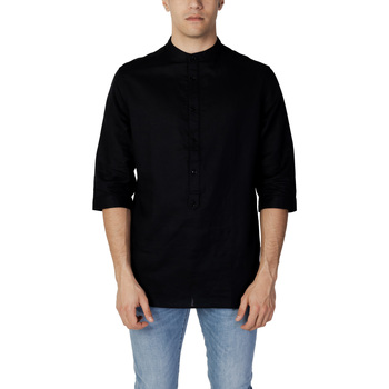 Vêtements Homme Chemises manches courtes Antony Morato MMSL00707-FA400074 Noir