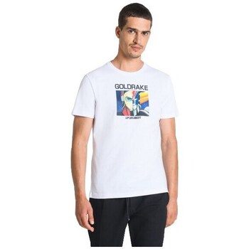Vêtements Homme Doré M&S Mode T-shirts Antony Morato MMKS020901000 Blanc