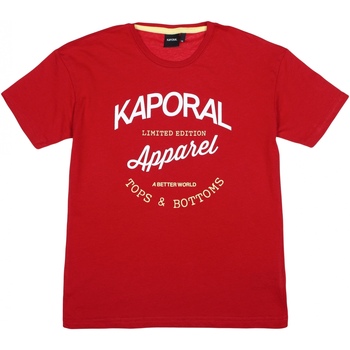 Vêtements Garçon T-shirts manches courtes Kaporal Tee Shirt Garçon manches courtes Rouge