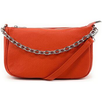 Sacs Femme black mcm studded leather handbag bag Oh My Bag VICTORIA Orange