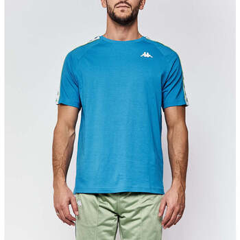 Vêtements Homme T-shirts manches courtes Kappa Short  Coeni Slim Authentic Bleu, blanc, vert