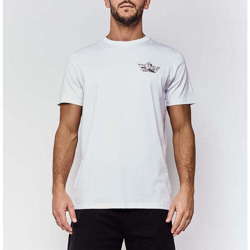 Vêtements Homme T-shirts RALPH manches courtes Kappa T-shirt  Bboy Authentic Blanc