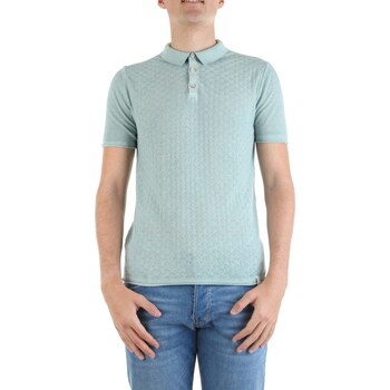 Vêtements Homme T-shirts manches courtes Bicolore GM16 Bleu