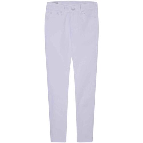 Vêtements Fille Pantalons Pepe Jeans Kitsun  Blanc