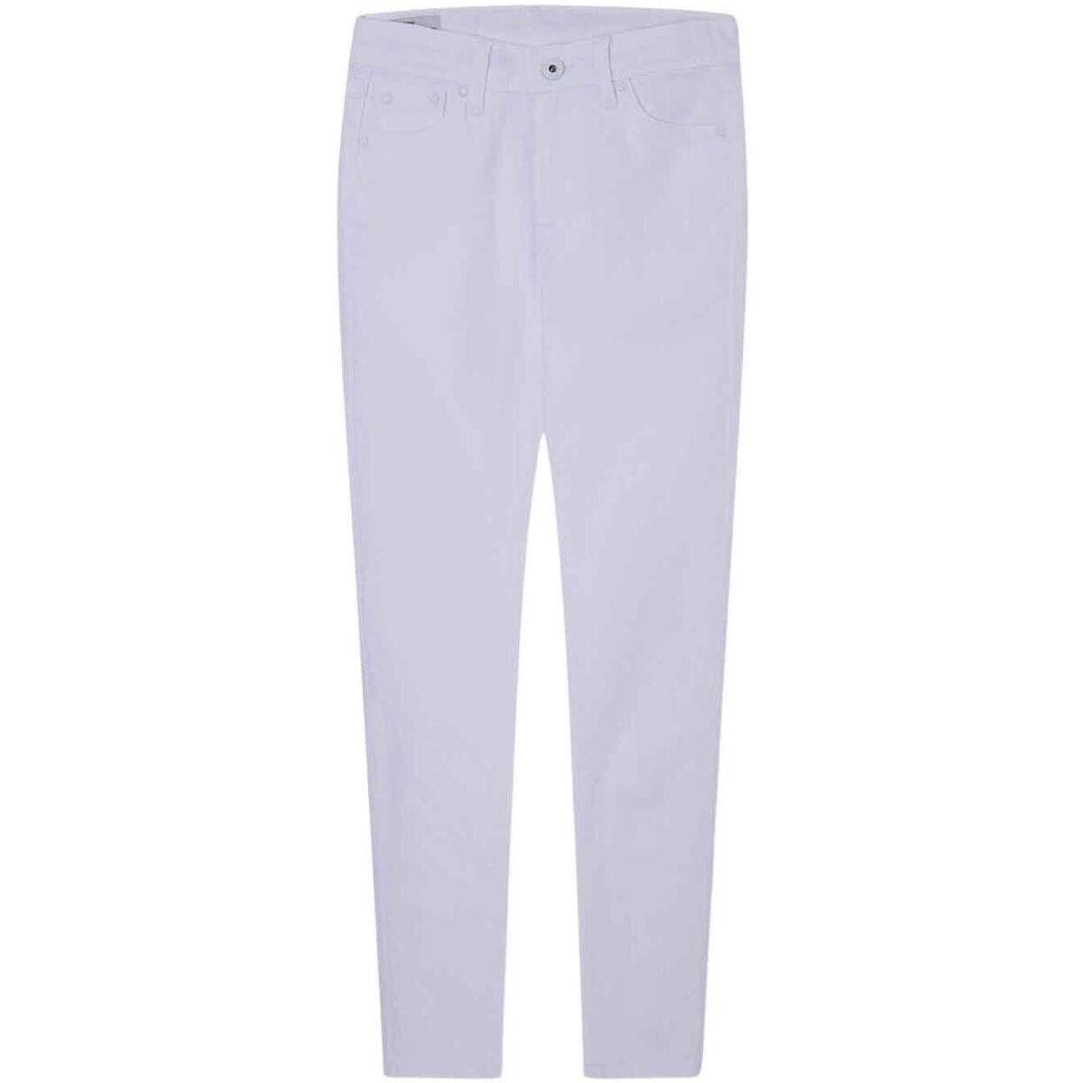 Vêtements Fille Pantalons Pepe Philoophy jeans  Blanc