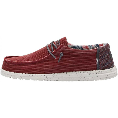 Chaussures Homme Baskets mode HEY DUDE WALLY 6832 Rouge