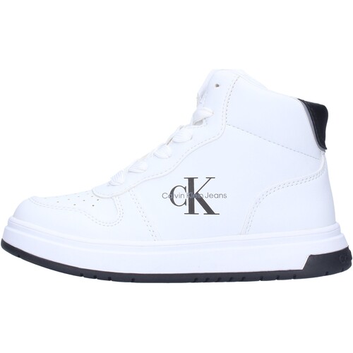 Chaussures Enfant Baskets mode Calvin Klein DRESS JEANS V3X9-80340-X002 Blanc