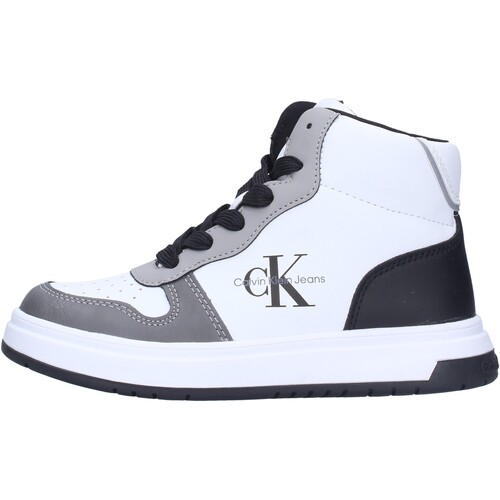 Chaussures Enfant Baskets mode Calvin Klein amps V3X9-80342-Y702 Blanc