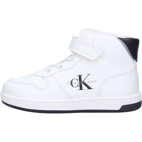 Chaussures Enfant Baskets mode Calvin Klein JEANS Ivy V1X9-80330 Blanc