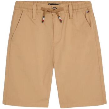 Vêtements Garçon Shorts / Bermudas Tommy Hilfiger  Beige